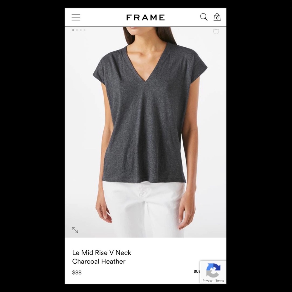 Frame Le Mid Rise T-shirt